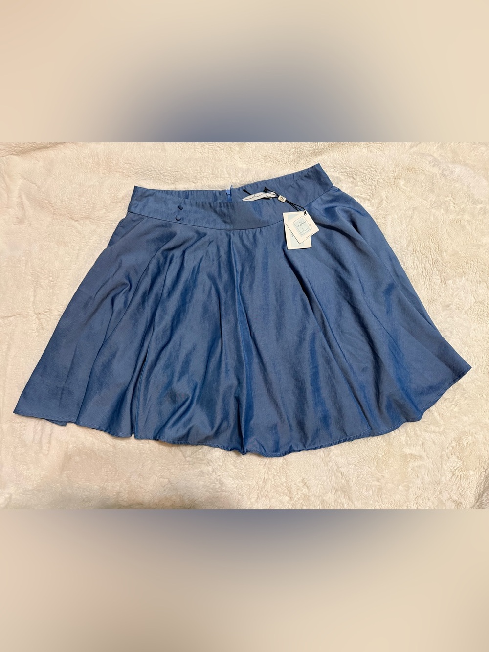 By Egreis Blue Women's A-Line Skirt